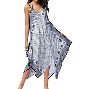 Tommy Bahama Tika Tiles Scarf Dress Cover Up-Small